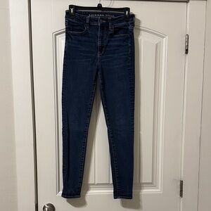 American Eagle Outfitters Women's Navy Skinny Jeans